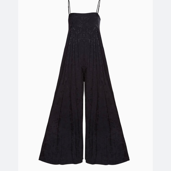 STAUD Square Neckline villandry Jumpsuit Size: S | US 4 - Picture 4 of 16